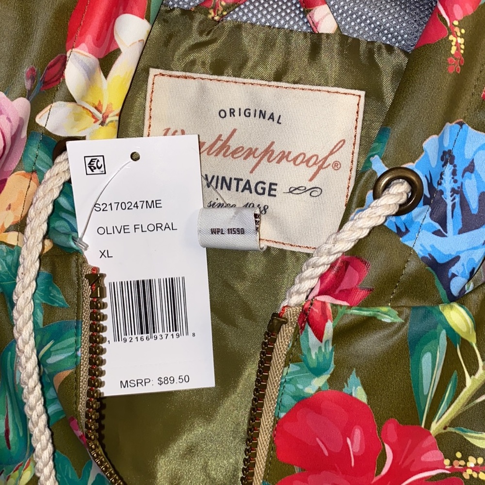 Mens Vintage Weatherproof Floral Jacket - Picture 10 of 14